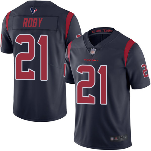 Houston Texans Limited Navy Blue Men Bradley Roby Jersey NFL Football #21 Rush Vapor Untouchable